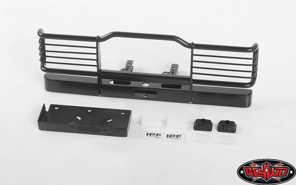 RC4WD C0720 Camel Bumper W/ Winch Mount and IPF Lights for Traxx