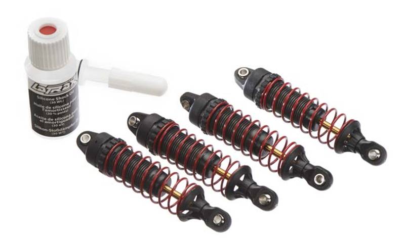 Traxxas 7665 Shocks GTR Hard-Anodized w/Springs Teton (4)