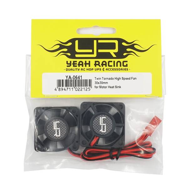 Yeah Racing YA-0641 Dual Tornado High Speed Fan 30x30mm for Moto