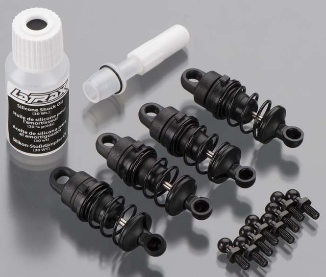 Hovedbilde Traxxas 7561 Shocks Oil-Filled Assembled w/Springs (4)