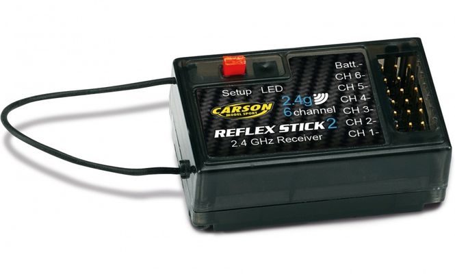 Hovedbilde Carson 501537 RECEIVER 6 CHANNEL 2.4 GHZ