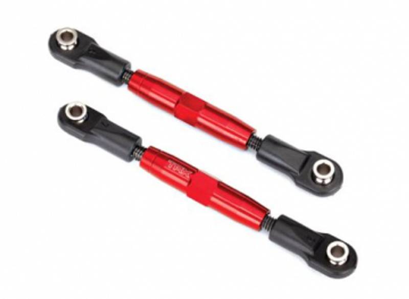 Traxxas 3643R Turnbuckle Complete Alu Red Camber Link 83mm (2)