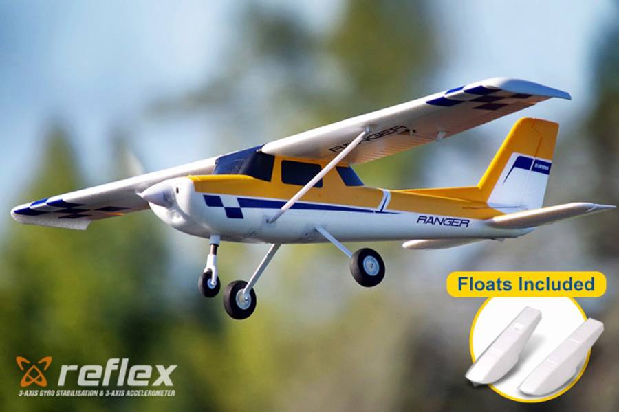 FMS 111RF Ranger 1220mm Reflex-Gyro & Floats RTF