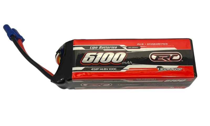 Sunpadow ERC LiPo 4s 6100mAh 100C EC5