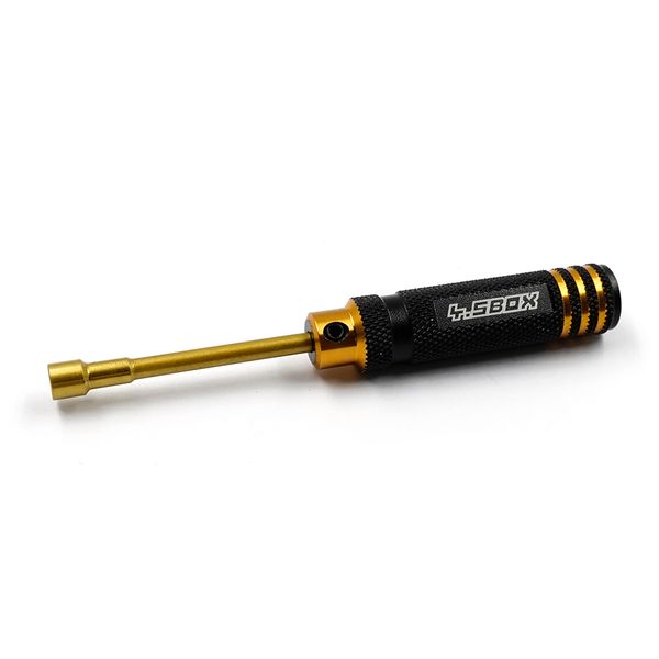 Yeah Racing YT-0250BK/GD Alu 4.5mm Lock Nut Driver Black Gold (Mini-z)