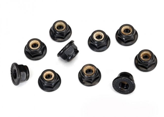 Hovedbilde Traxxas 8347 Locknut 4mm Black (10)