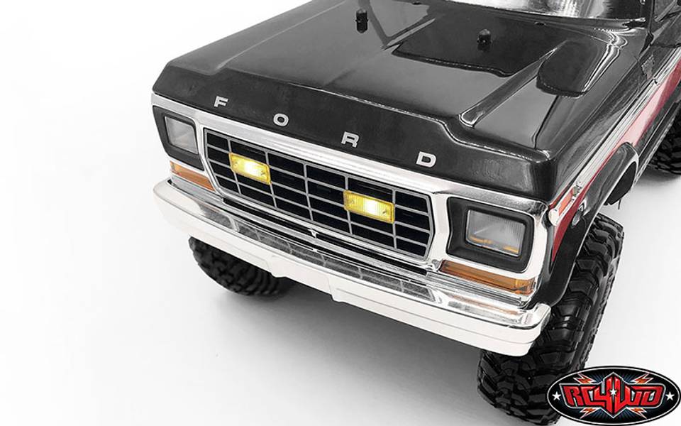 FRONT GRILLE FOG LAMPS FOR TRAXXAS TRX-4 '79 BRONCO RANGER XLT