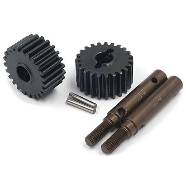 Yeah Racing TRX4-066 23T HD Tool Steel Shaft & Steel Portal Driv