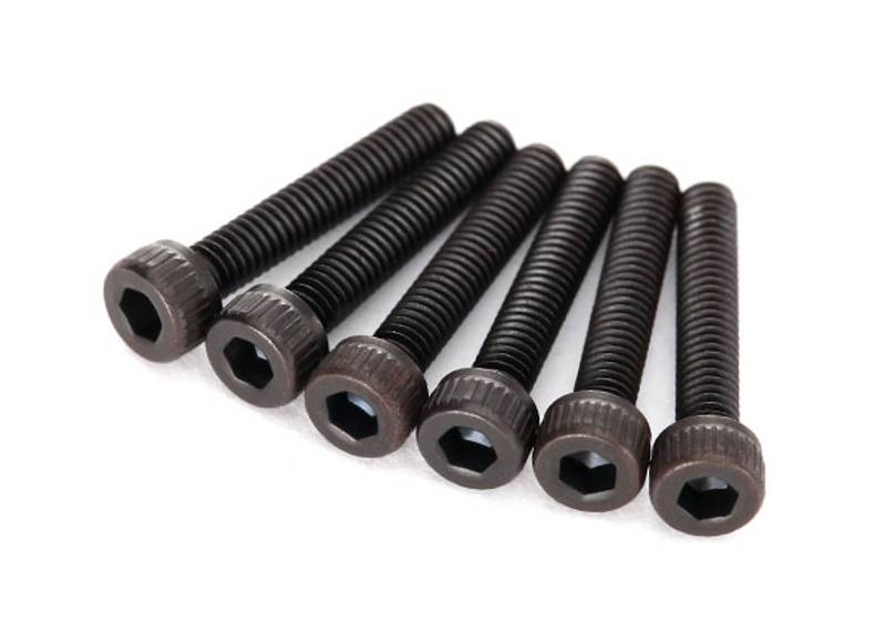 Traxxas 3234 Screws 2.5x14mm cap-head machine (hex drive) (6)