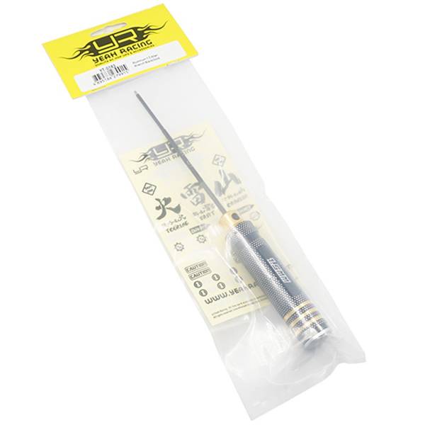 Yeah Racing Aluminum 1.5mm Allen Hex Driver Tool Black Gold