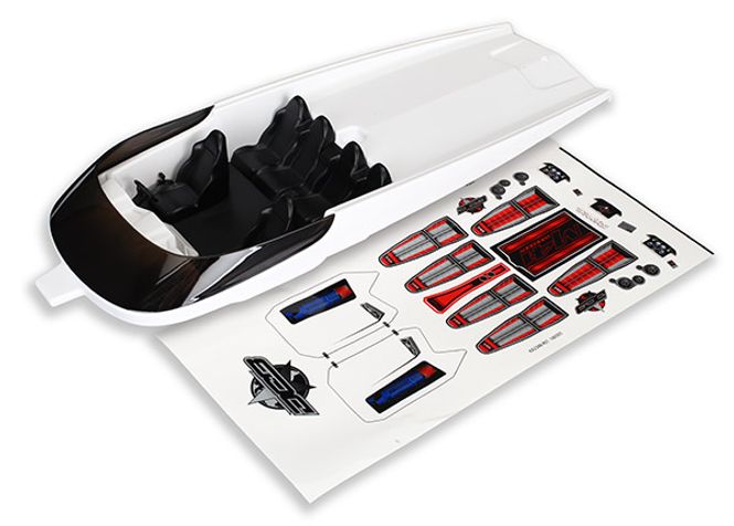 Hovedbilde Traxxas 5765 Hatch, DCB M41, white (no graphics) ...