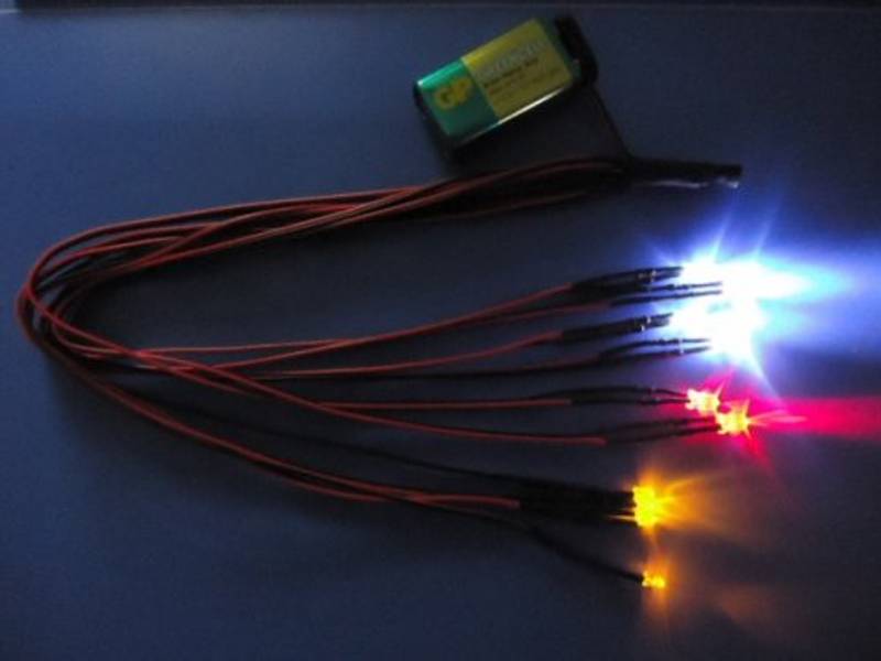 RC Light 10033 10 LED Set For 9V Battery