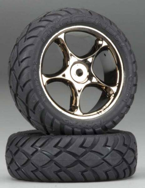 Traxxas 2479A Tires & Wheels Assembled Bandit Front (2) 