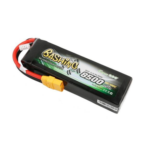 Gens Ace LiPo 3S Pack 11.1V-45C 8500mah (XT90 Dual)