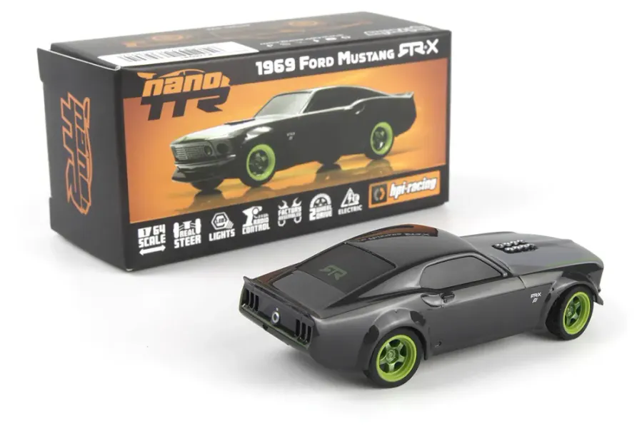 HPI Racing nano-TTR 1969 Ford Mustang RTR-X - Car Only