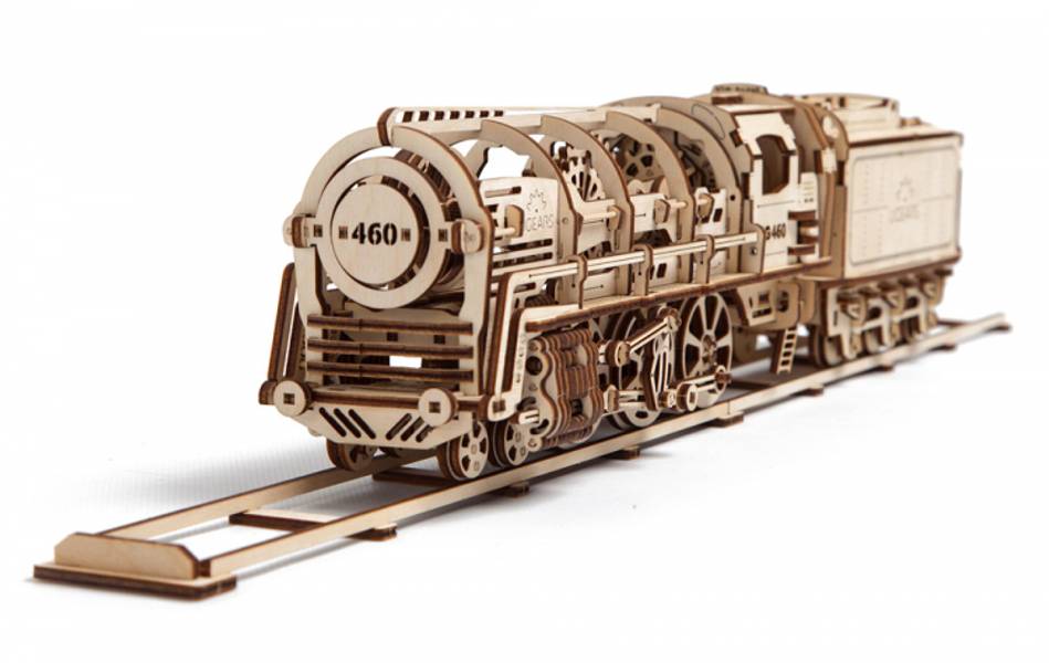 Ugears 70012 Steam Locomotiv U-460 with Tender