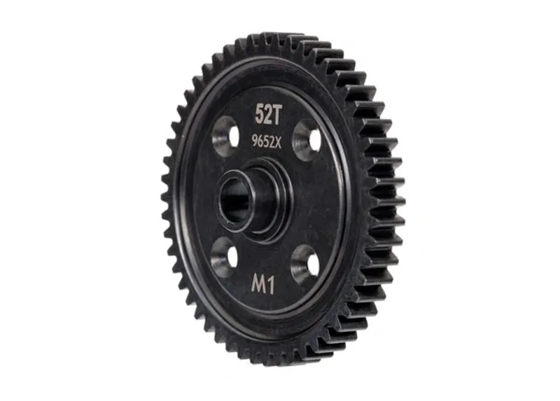 Traxxas 9652X Spur gear 52-tooth machined steel (1.0 metric pitch)