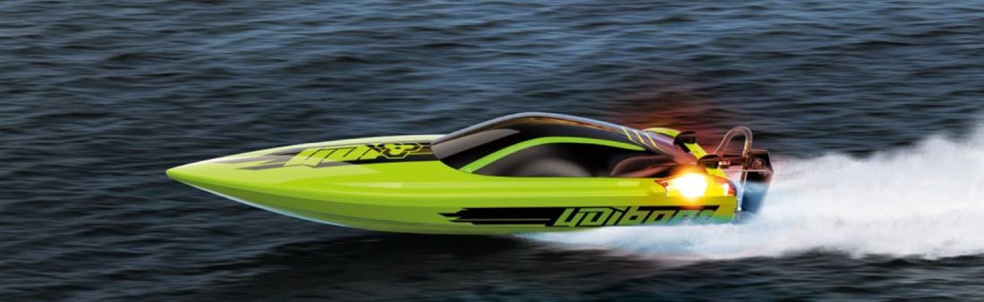 UDI Saurus RC B&aring;t - Gr&oslash;nn 2.4GHz