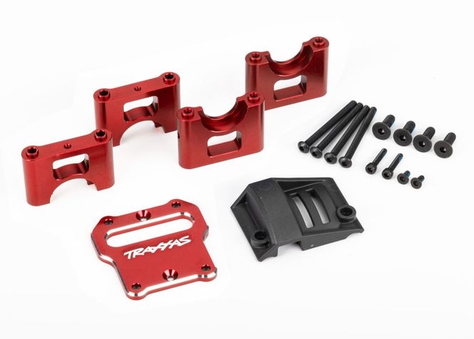 Hovedbilde Traxxas 9584R Mount Alu Red Center Diff Sledge