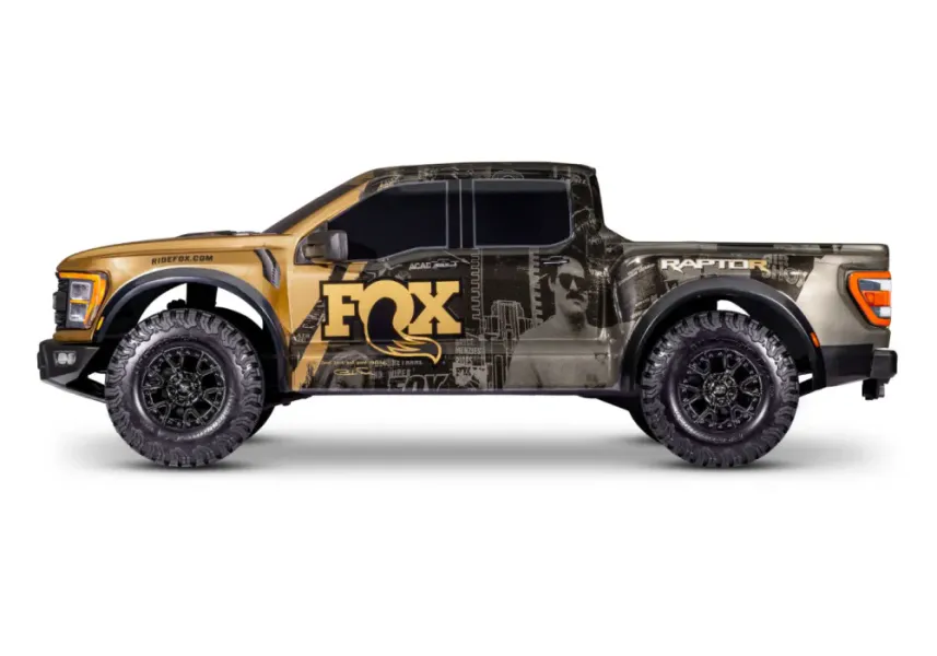 Traxxas 1011774 Ford F-150 Raptor-R VXL-4s Ultimate 4WD 1/10 RTR TQi LED Fox SE Gold