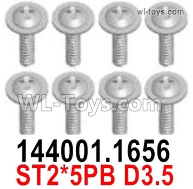 Hovedbilde WL-144001.1656 Screw 2.5x8PB D3.5