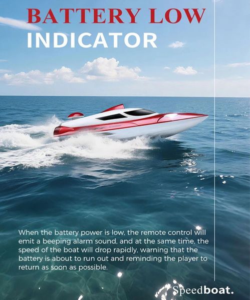 WLtoys Speed Boat 918 Red - Komplett