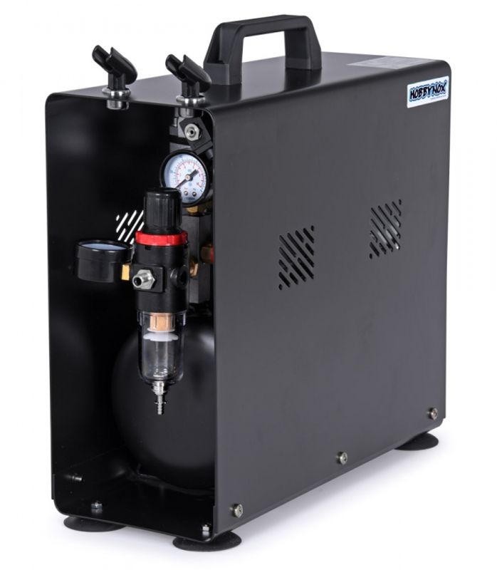 Hobbynox AS196AW Airbrush Compressor 1/4HP with 3.5L Tank (0-6BA