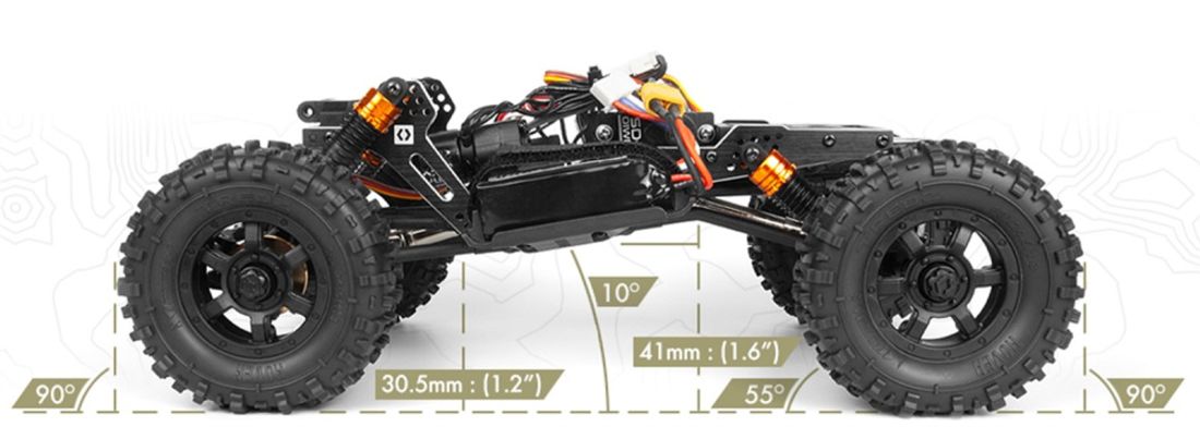HPI 160808 Venture 18 CC Flux Comp Crawler Gunmetal