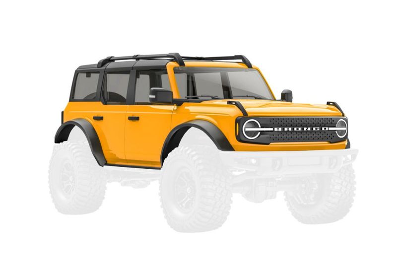 Traxxas 9711 TRX-4M Ford Bronco Assembled Cyber Orange Body