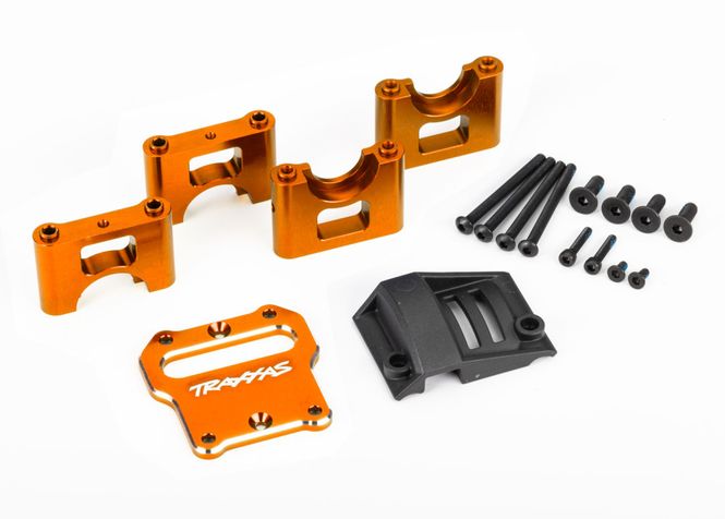 Hovedbilde Traxxas 9584T Mount Alu Orange Center Diff Sledge