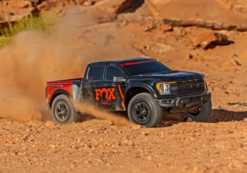 Traxxas 1011774 Ford F-150 Raptor-R VXL-4s Ultimate 4WD 1/10 RTR TQi LED Fox2 Black