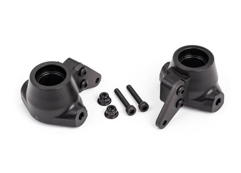 Traxxas 9637A Steering Blocks + Arms Alu Grey (Pair) Sledge