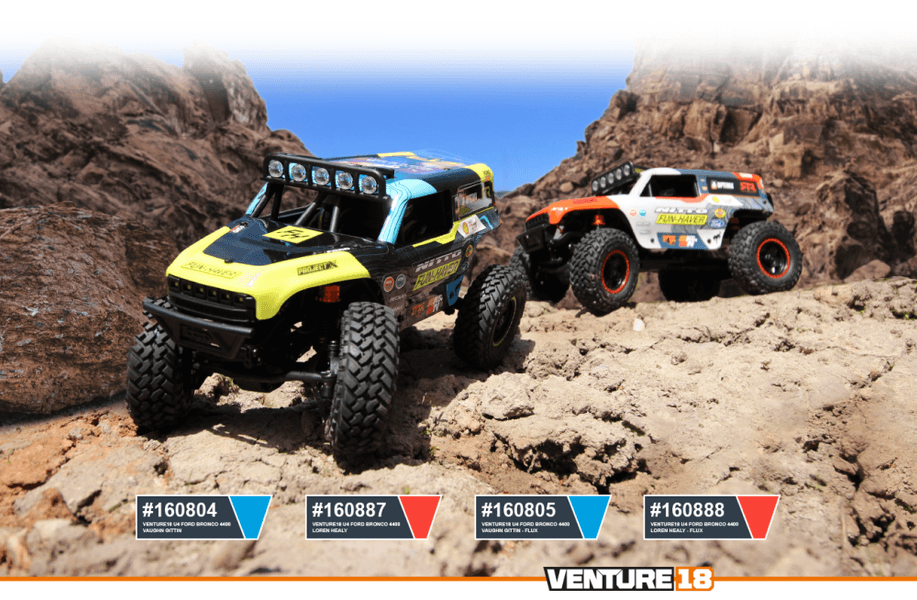 HPI Venture18 U4 Brushless Ford Bronco 4400 1/18 RTR 4WD (VGJR)