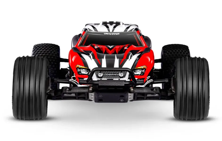 Traxxas 372548 Rustler 2WD 1/10 RTR TQ EHD REDX With Battery/Charger