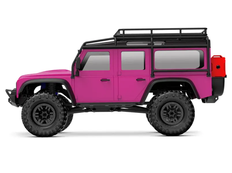 TRX-4M 1/18 Land Rover Defender Crawler Pink RTR - 2S LiPo/USB Charger