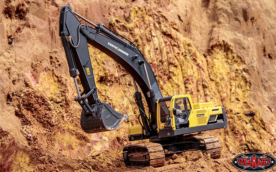 RC4WD 1/14 Scale RTR Earth Digger 360L Hydraulic Excavator (Yell