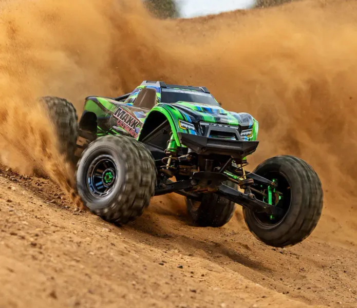Traxxas 89087-4 MAXX Ultimate VXL-4s 4WD 1/10 RTR TQi TSM Green