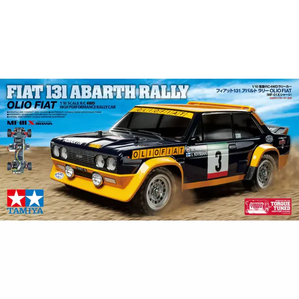 Tamiya 58723 131 Abarth Rally OF MF-01X 1:10 Kit no ESC