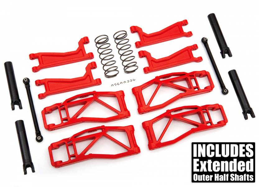 Traxxas 8995R Suspension Kit WideMaxx Red Maxx