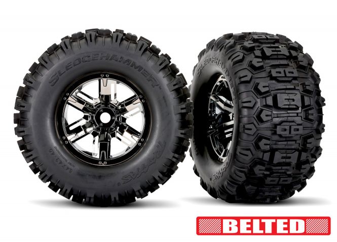 Hovedbilde Traxxas Tires & Wheels Sledgehammer Belted / X-MAXX ...