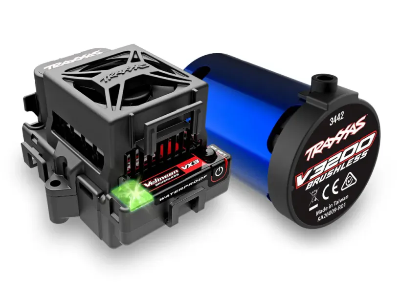 Traxxas 37454-4-Black Rustler 2WD 1/10 HD VX3 BL 3S RTR