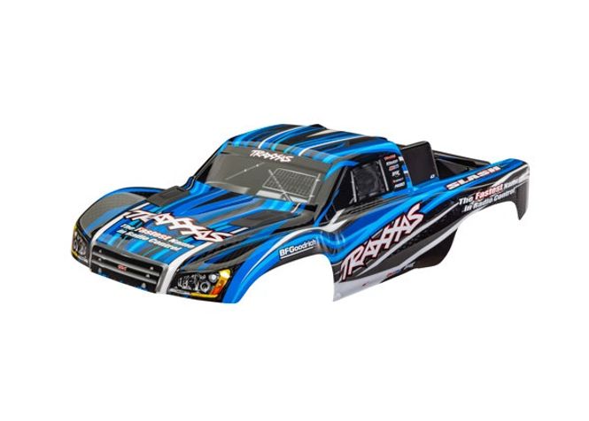 Hovedbilde Traxxas 6910-Blue Body Slash 4x4 Clipless