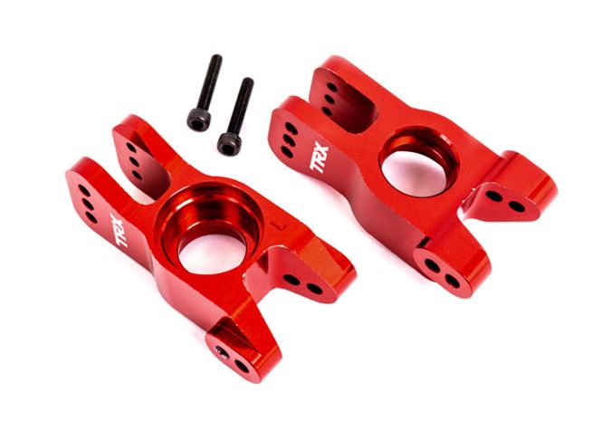 Hovedbilde Traxxas 9552R Carriers Stub Axle Alu Red (Pair) Sledge